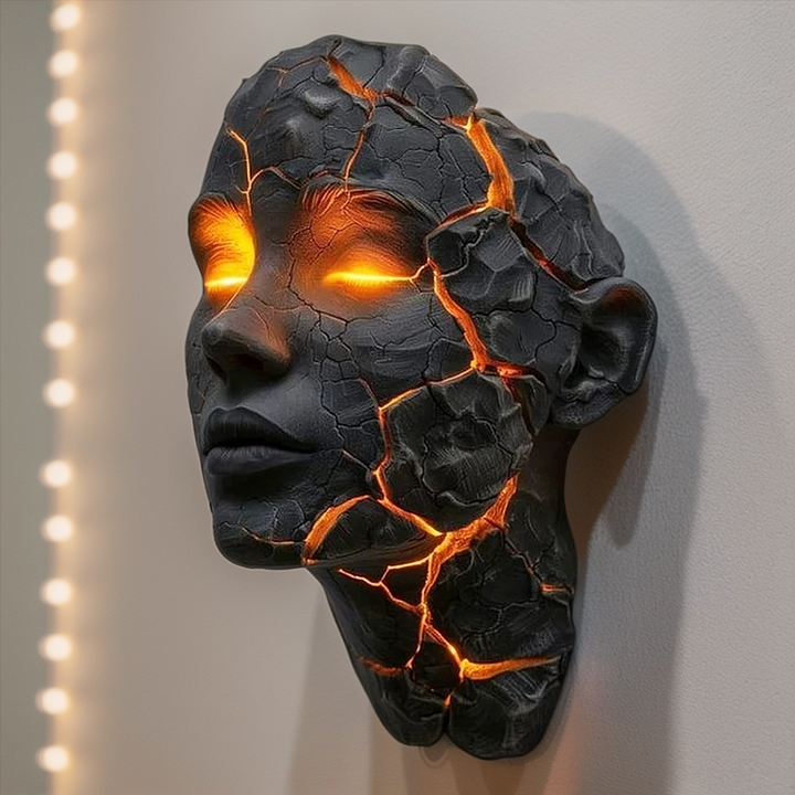 CrackGlow - Lámpara de pared Alma Quebrantada