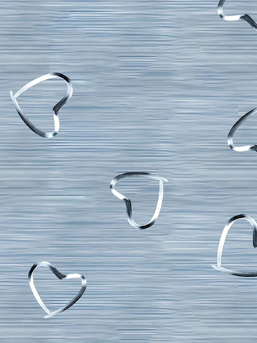 Emlyn - Top Moderno Con Cuello En V y Estampado De Corazones