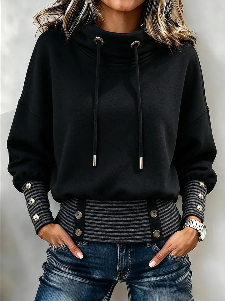Nibika - Sudadera Con Cuello Alto Y Cordón