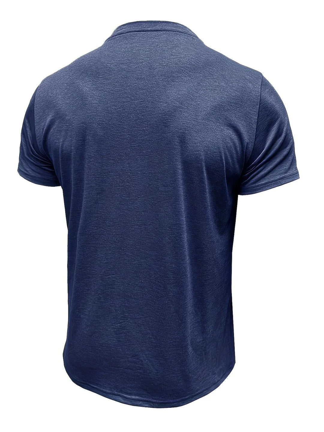 Saxon - Camiseta Elegante De Cuello Redondo Con Bolsillo
