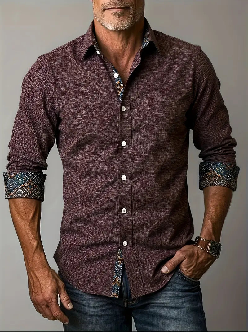 Teodoro - Camisa De Manga Larga Con Botones