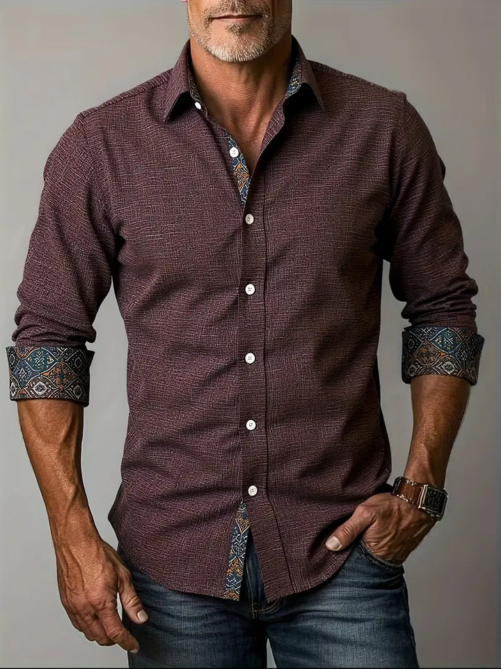 Teodoro - Camisa De Manga Larga Con Botones
