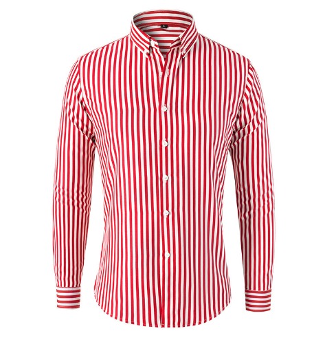 Mormon - Camisa Informal A Rayas Con Botones