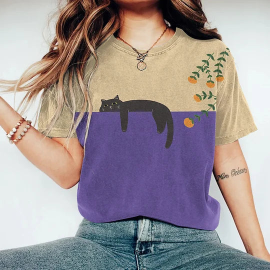 Nitsa - Camiseta Elegante De Primavera Con Estampado