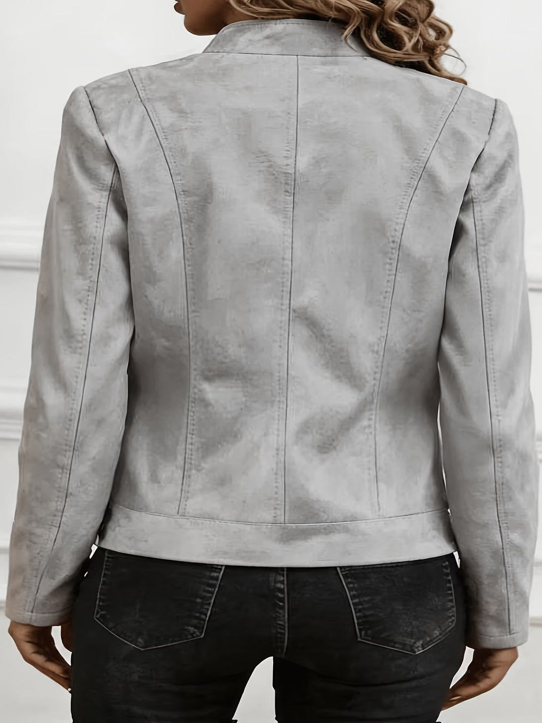 Amina - Chaqueta De Manga Larga Con Cremallera