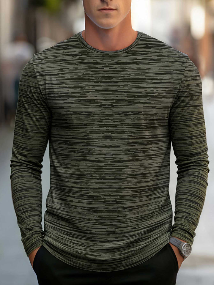 Alir - Camisa Informal De Manga Larga a Rayas