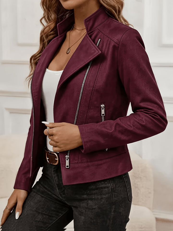 Amina - Chaqueta De Manga Larga Con Cremallera