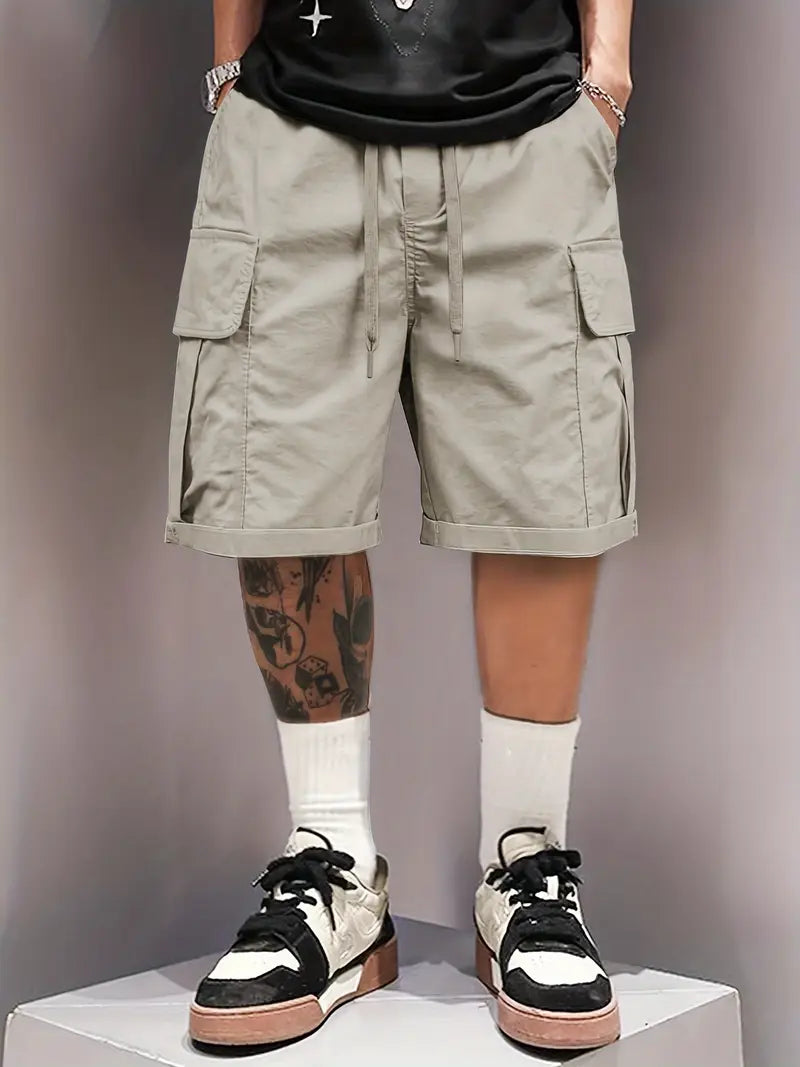 Detlev - Pantalones Cortos Elegantes Y Holgados