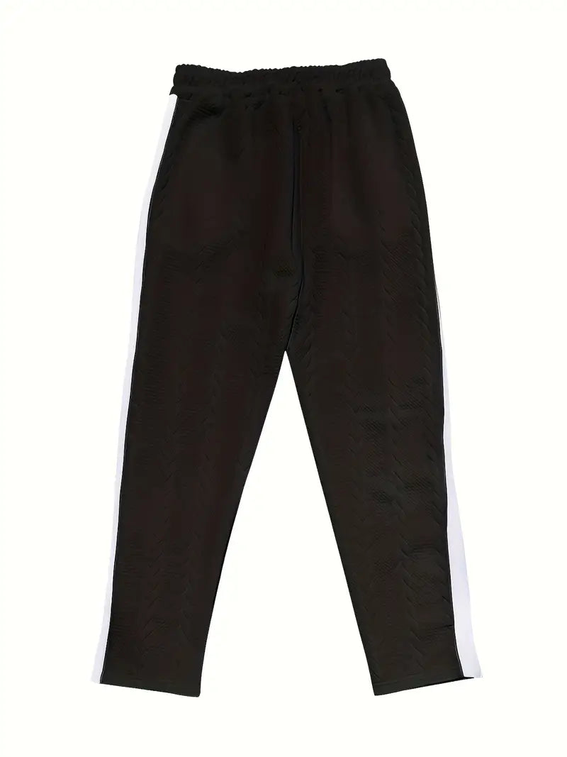 Jonass - Pantalones Anchos De Punto Con Botones Laterales