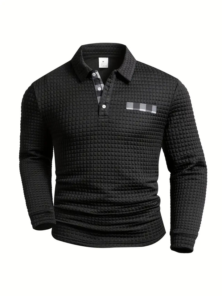 Hughes - Camisa Informal De Punto Grueso Con Botones