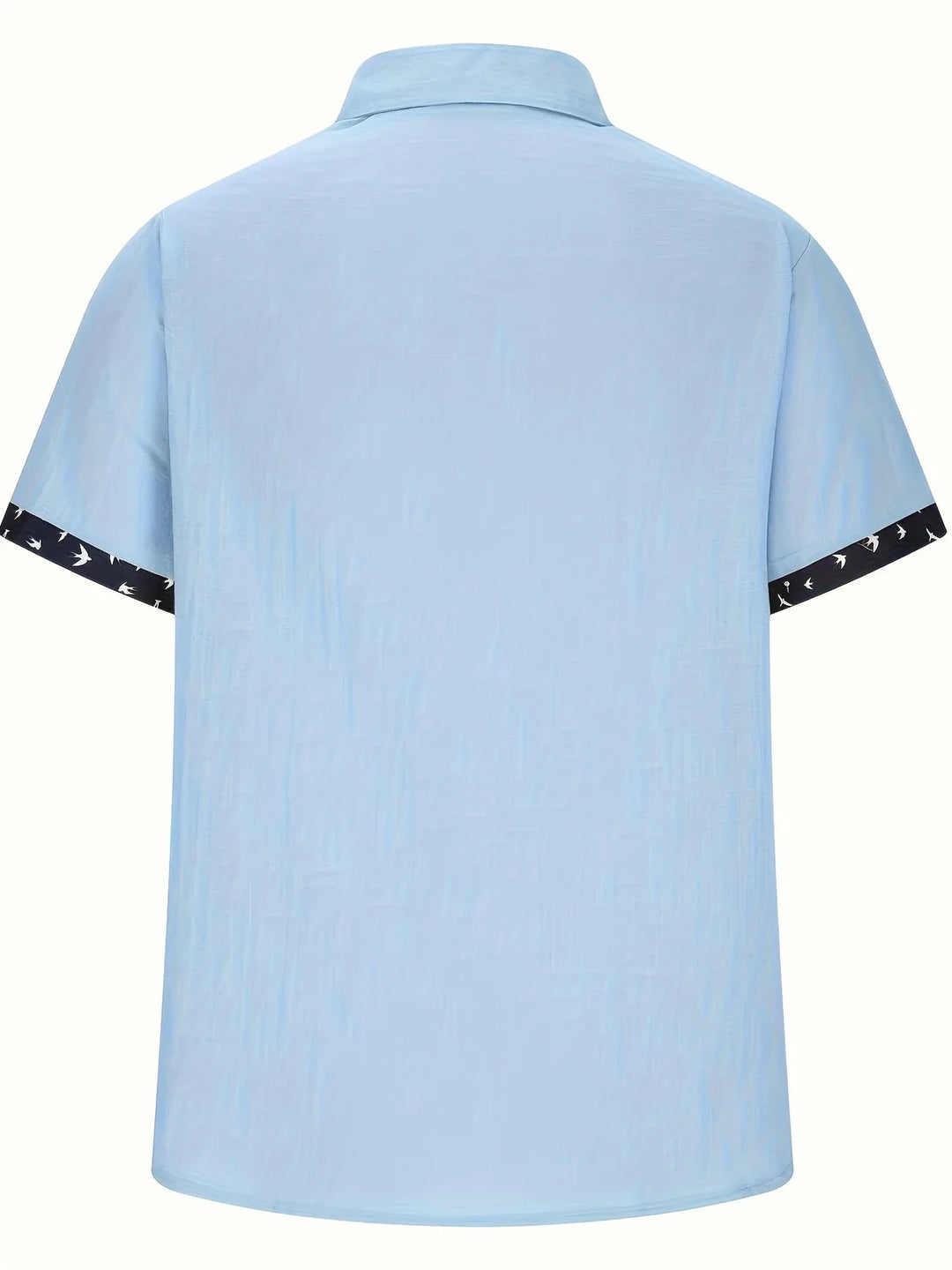 Trofim - Camisa Elegante Con Estampado De Pájaros