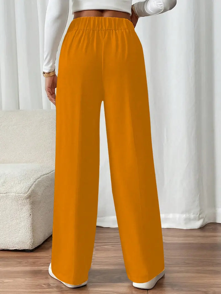 Orvella - Cómodos Pantalones Anchos Con Bolsillos