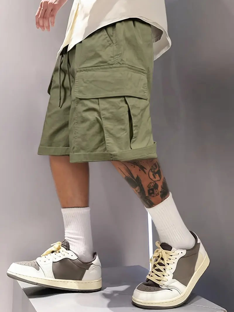 Detlev - Pantalones Cortos Elegantes Y Holgados