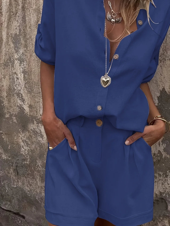 Arampatzi - Elegante Conjunto De Dos Piezas Para Verano