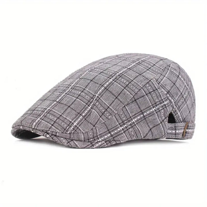 Checklyn - Gorro Elegante Con Estampado De Cuadros