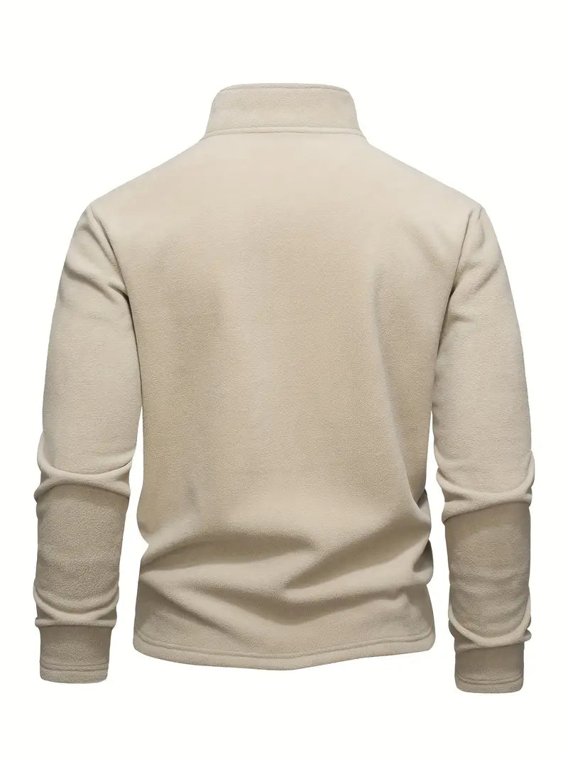Lamar - Sudadera De Manga Larga Con Media Cremallera