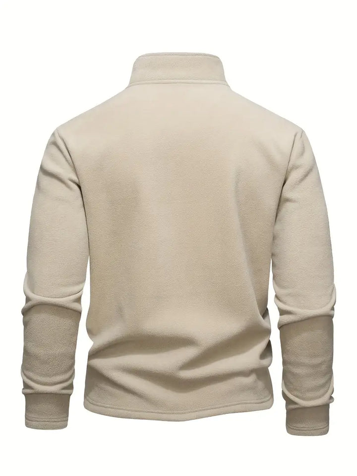 Lamar - Sudadera De Manga Larga Con Media Cremallera