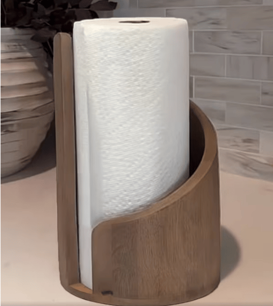 WoodRipple -  Portarrollos de Papel Higiénico de Madera