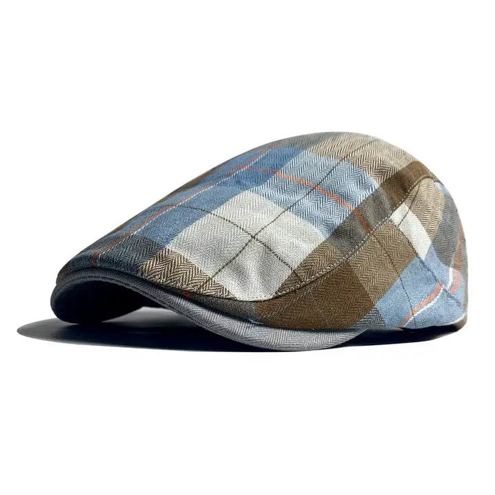 Velimir - Gorra Boina Elegante a Cuadros