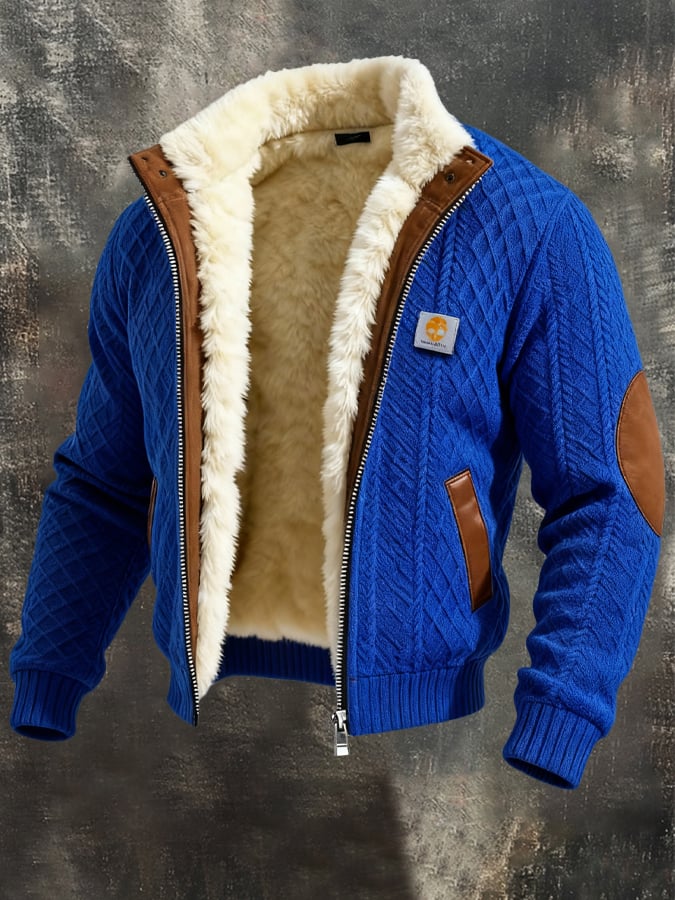 Claudio - Chaqueta De Punto Con Textura Retro