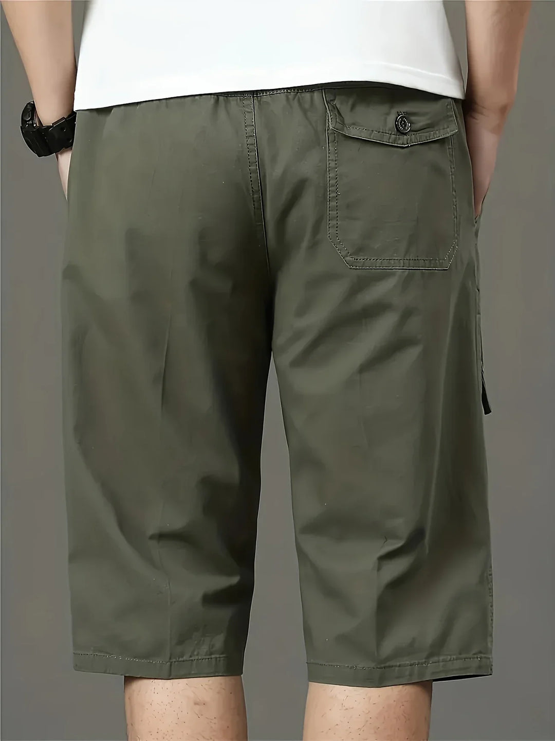 Stepan - Pantalones Cortos Carga Transpirables y Con Múltiples Bolsillos