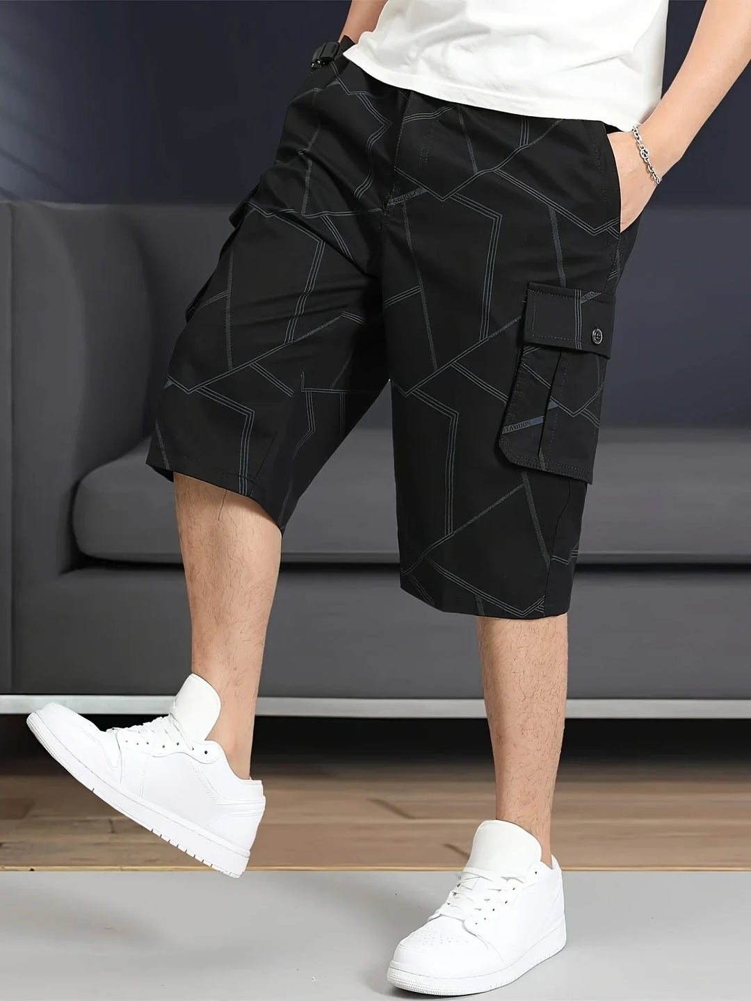 Hazlewood - Pantalones Cortos Carga Informales Para Verano