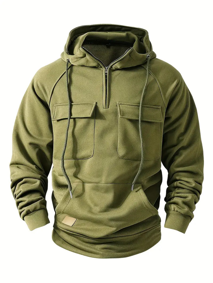 Bieber - Sudadera Cn Capucha y Múltiples Bolsillos