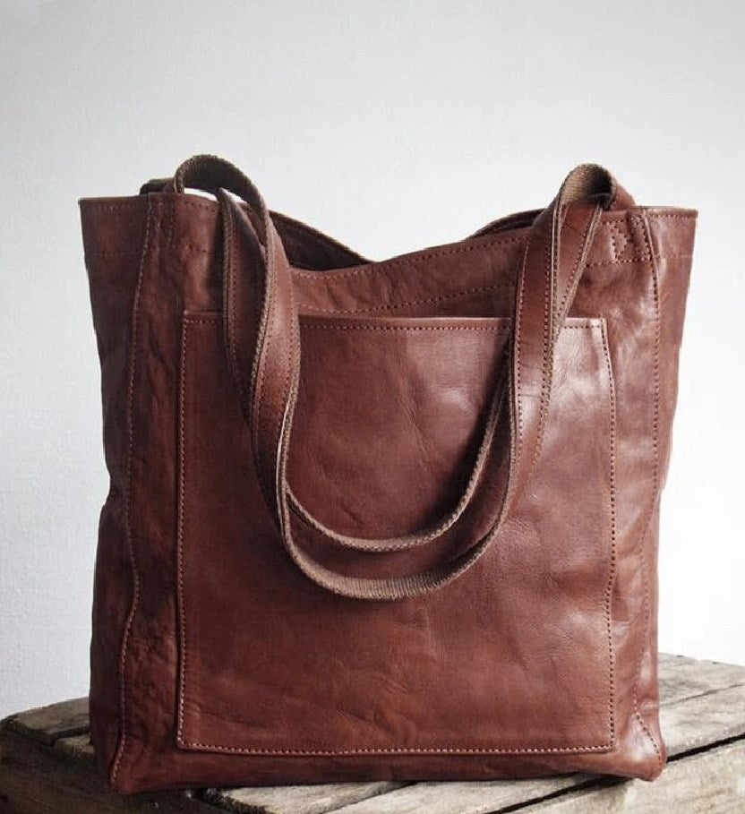 Yasmine - Bolso Tote Clásico de Piel