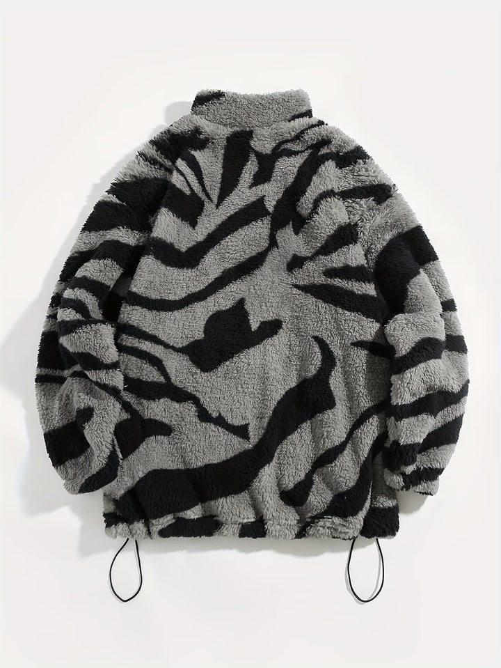 Esra - Chaqueta De Manga Larga Con Estampado Geométrico