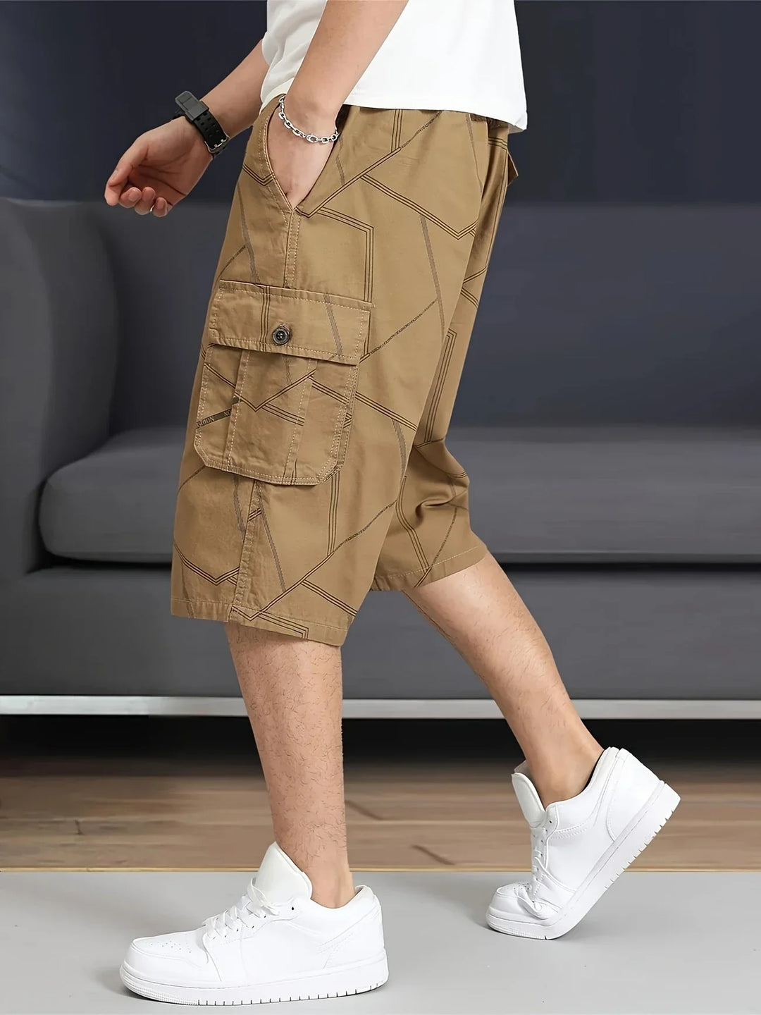 Hazlewood - Pantalones Cortos Carga Informales Para Verano