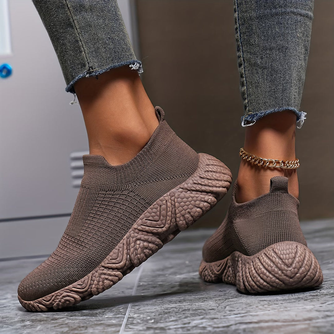 Elisha - Zapatos De Punto Con Suela Gruesa