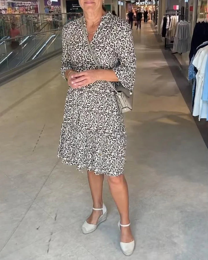 Siobhan - Vestido Con Estampado De Deopardo