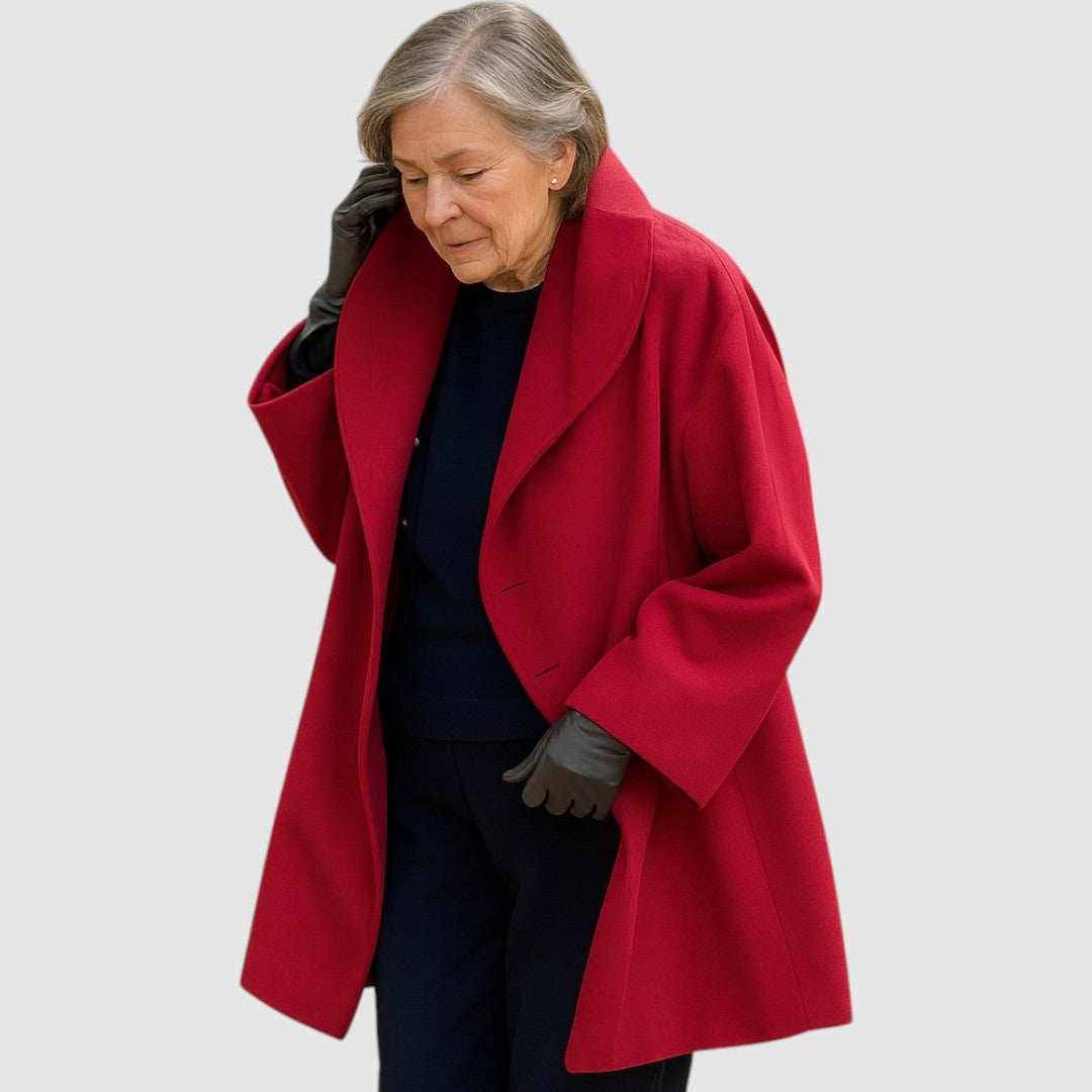 Plesette - Abrigo De Lana Cachemira Cortavientos