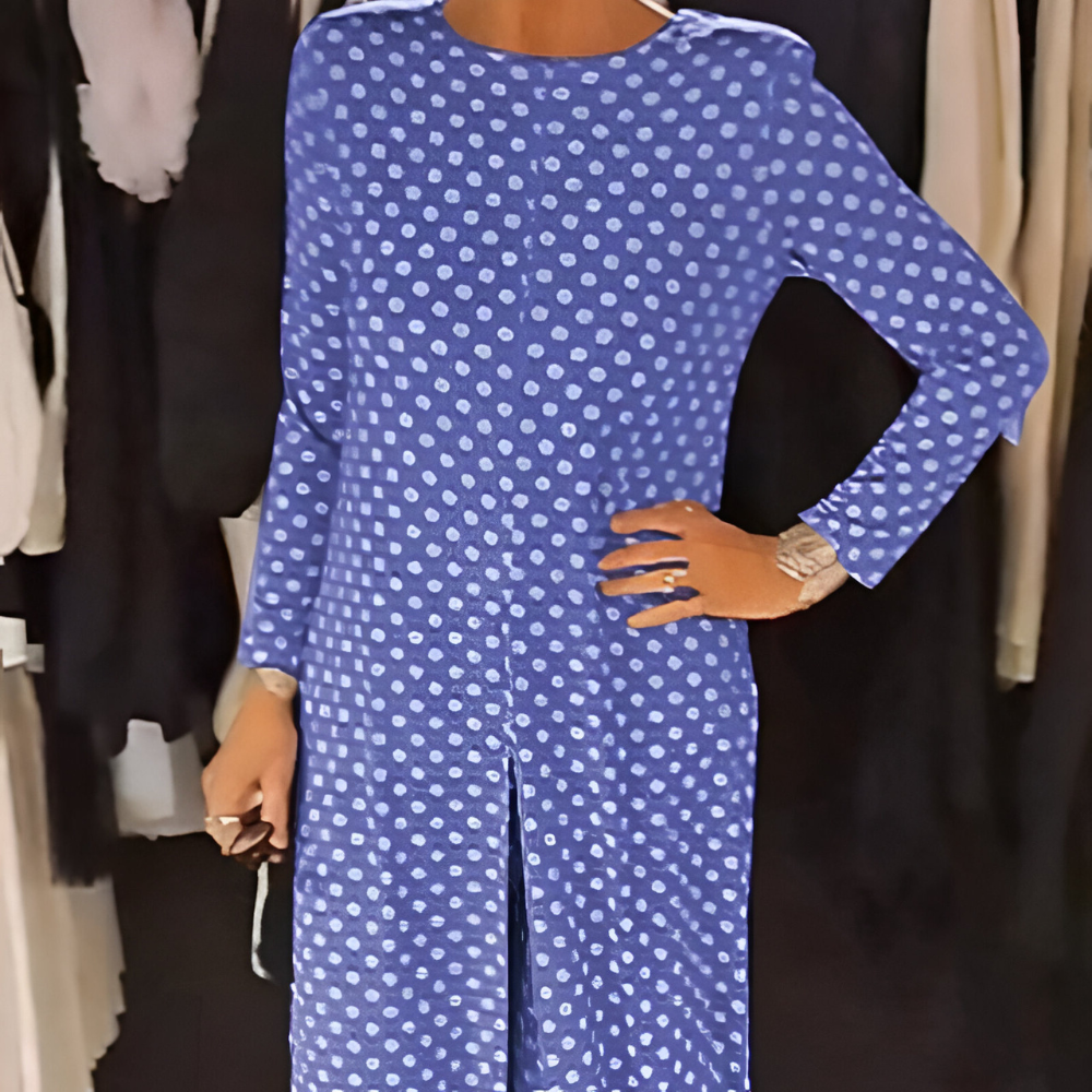 Maryse - Conjunto De Dos Piezas Con Alegres Lunares