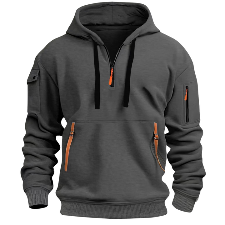 Ludomir - Sudadera Con Capucha Manga Larga Y Múltiples Bolsillos