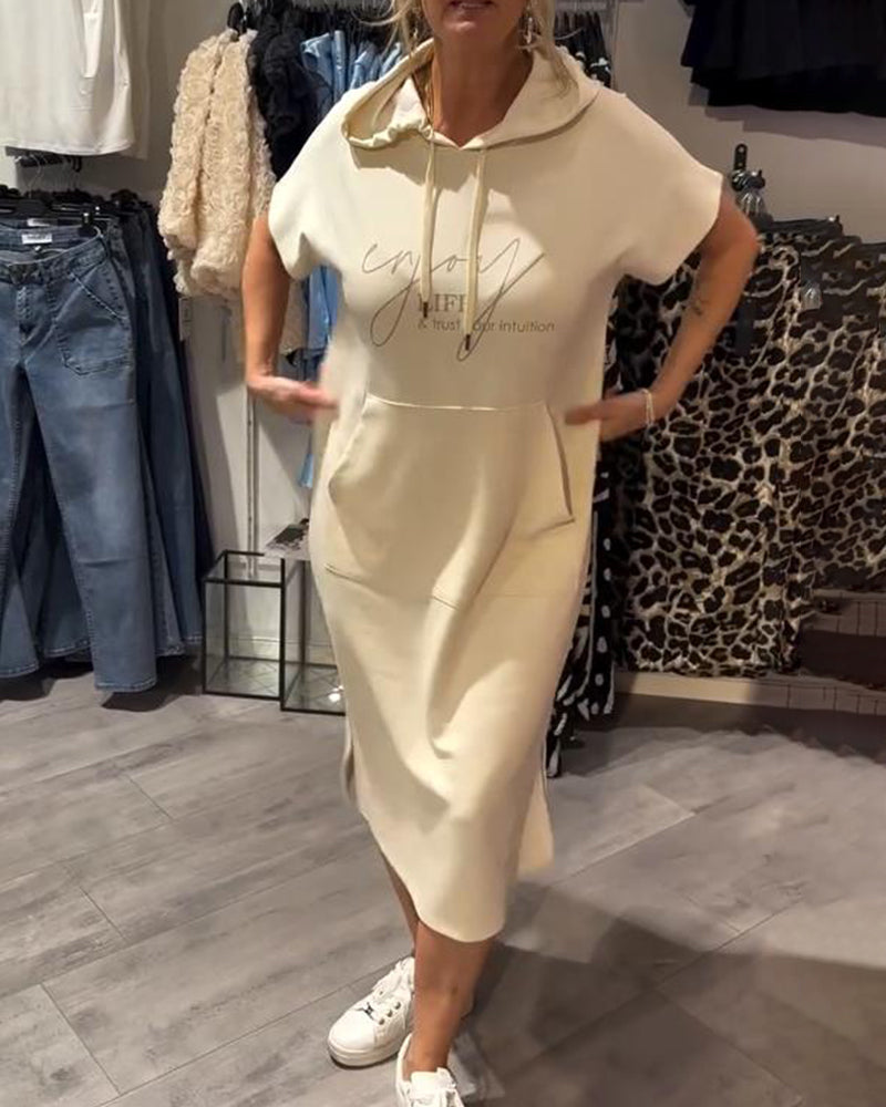 Nadia - Vestido Elegante Con Capucha