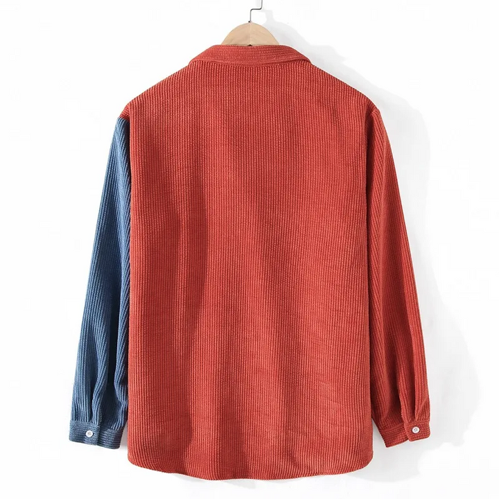 Geraldus - Empalme Camisa Abotonada de Pana