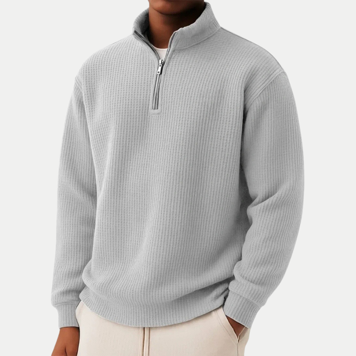 Shachar - Jersey Informal Con Cremallera