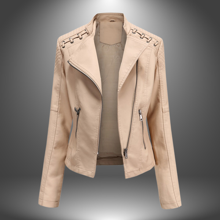 Lilia - Chaqueta De Cuero Prémium