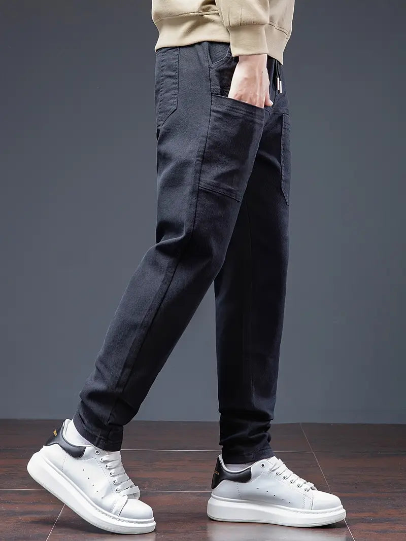 Jarrett - Elegante Pantalón Jogger Con Cintura y Cordón Ajustable