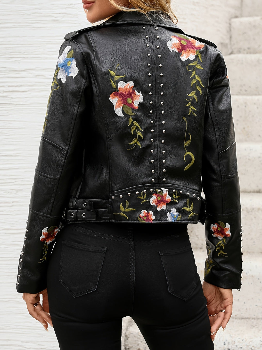 Litsitso - Chaqueta Corta Con Estampado Floral