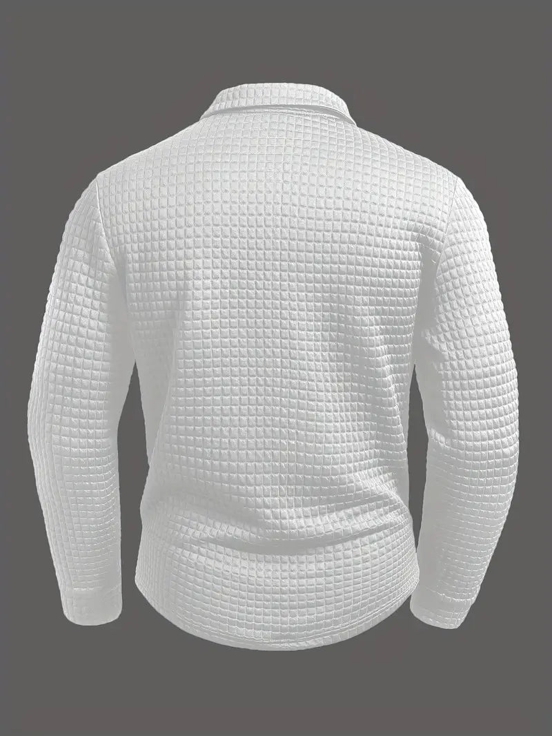Hughes - Camisa Informal De Punto Grueso Con Botones