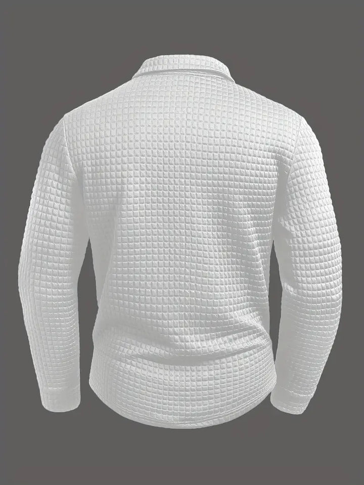 Hughes - Camisa Informal De Punto Grueso Con Botones