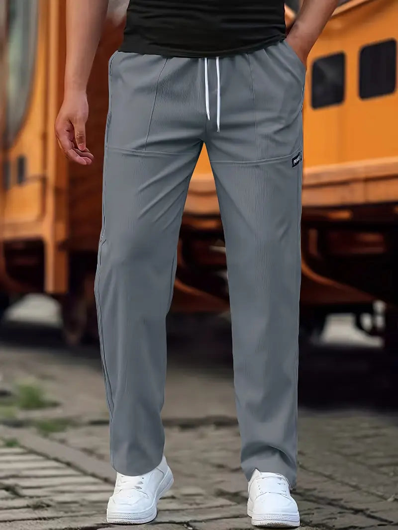 Travys - Pantalones Deportivos Informales Con Bolsillos