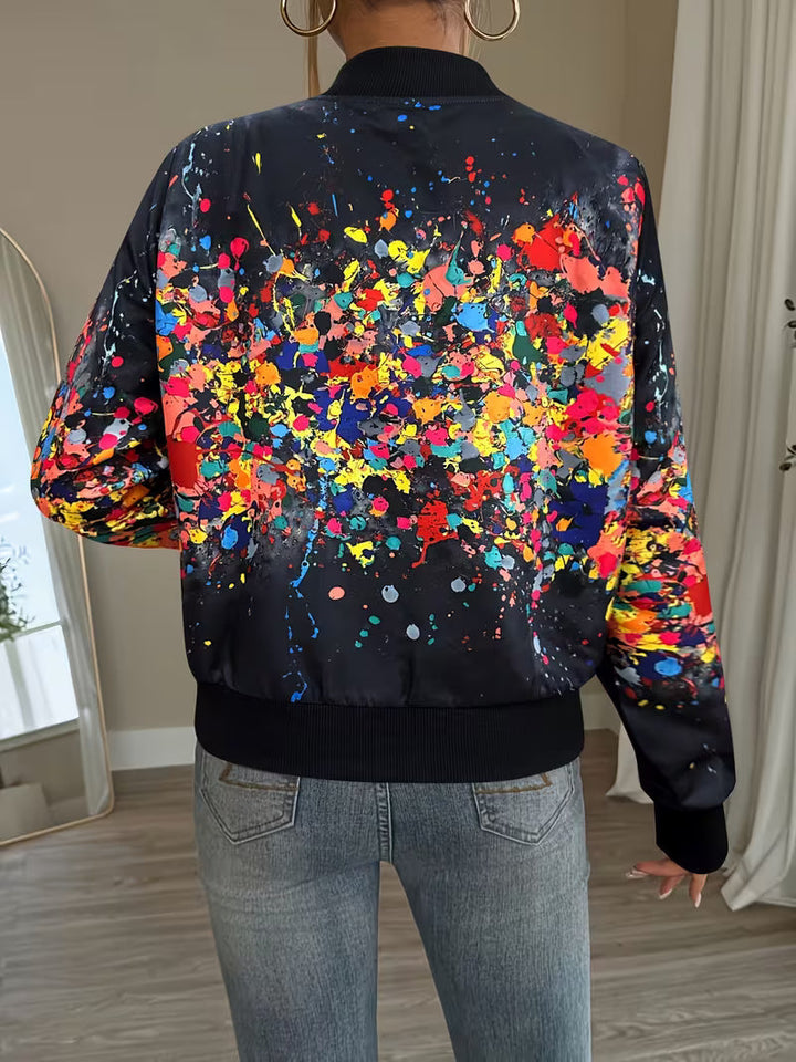 Riena - Chaqueta Con Estampado Tie-dye De Colores Vivos