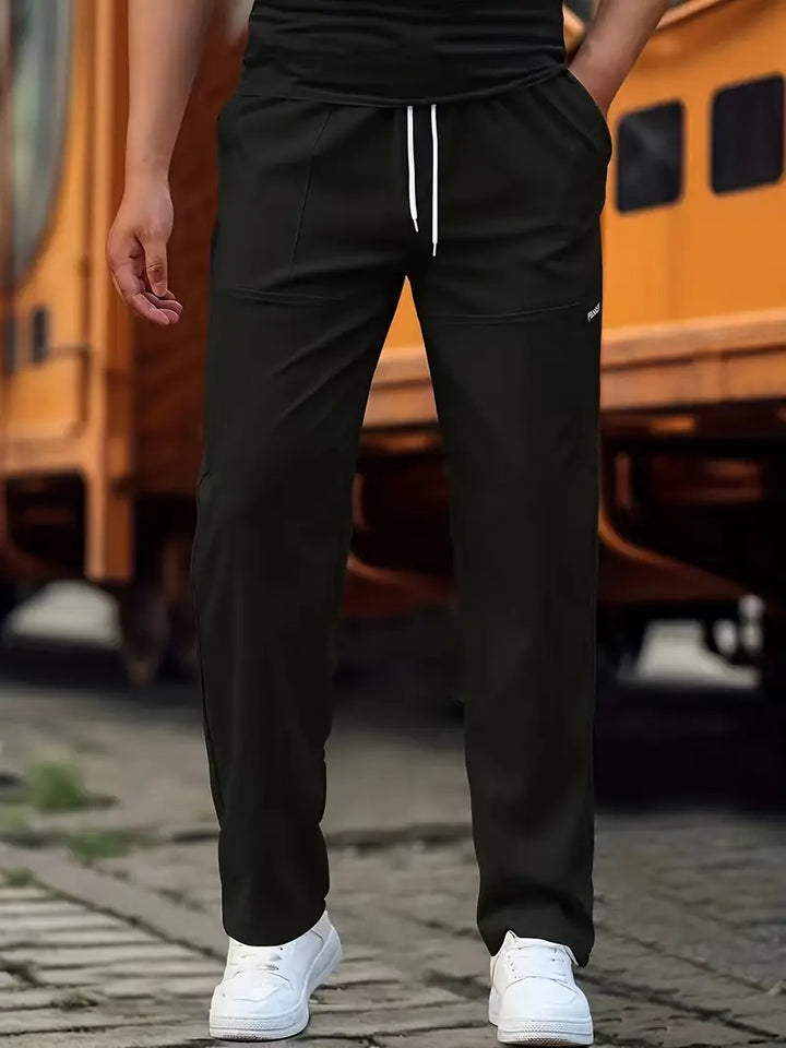 Travys - Pantalones Deportivos Informales Con Bolsillos