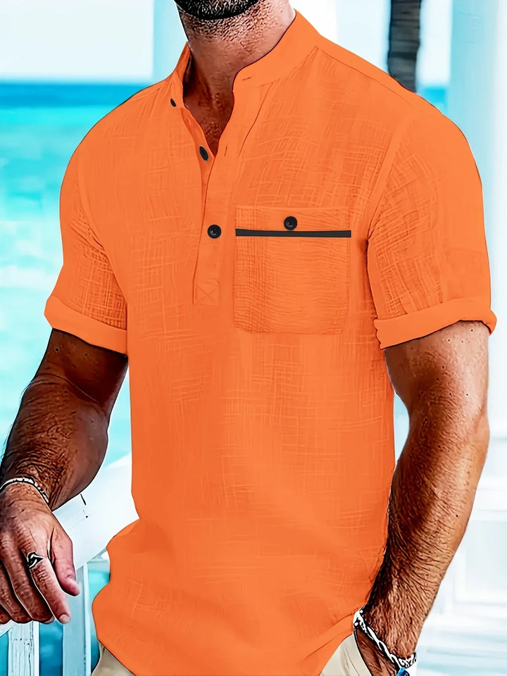 Putin - Camisa Transpirable De Manga Corta Con Bolsillo