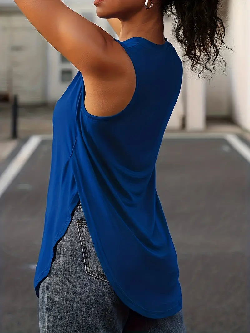 Desirae - Camisa Sin Mangas Transpirable