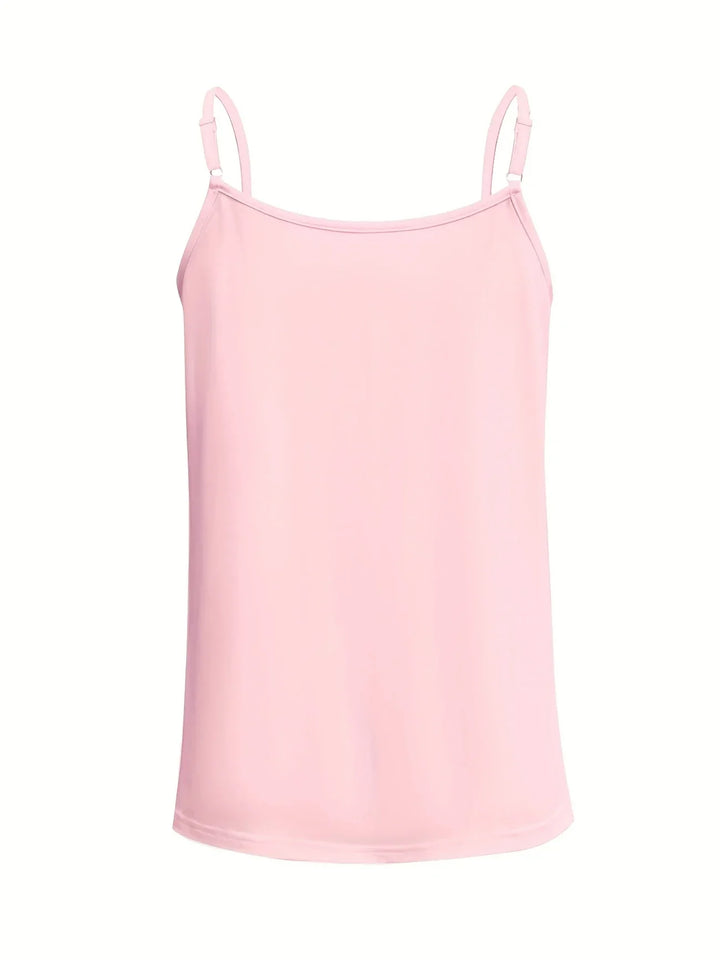 Juna - Elegante Sin Mangas Enlace Top Con Cuello En V