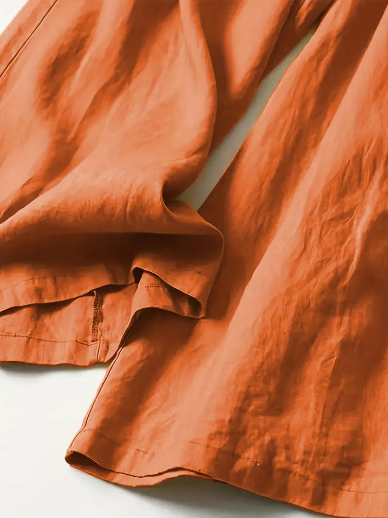 Anina - Pantalón Ancho De Lino